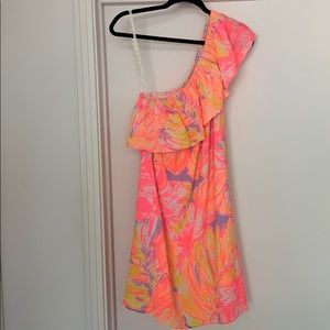 Lilly Pulitzer one shoulder dress